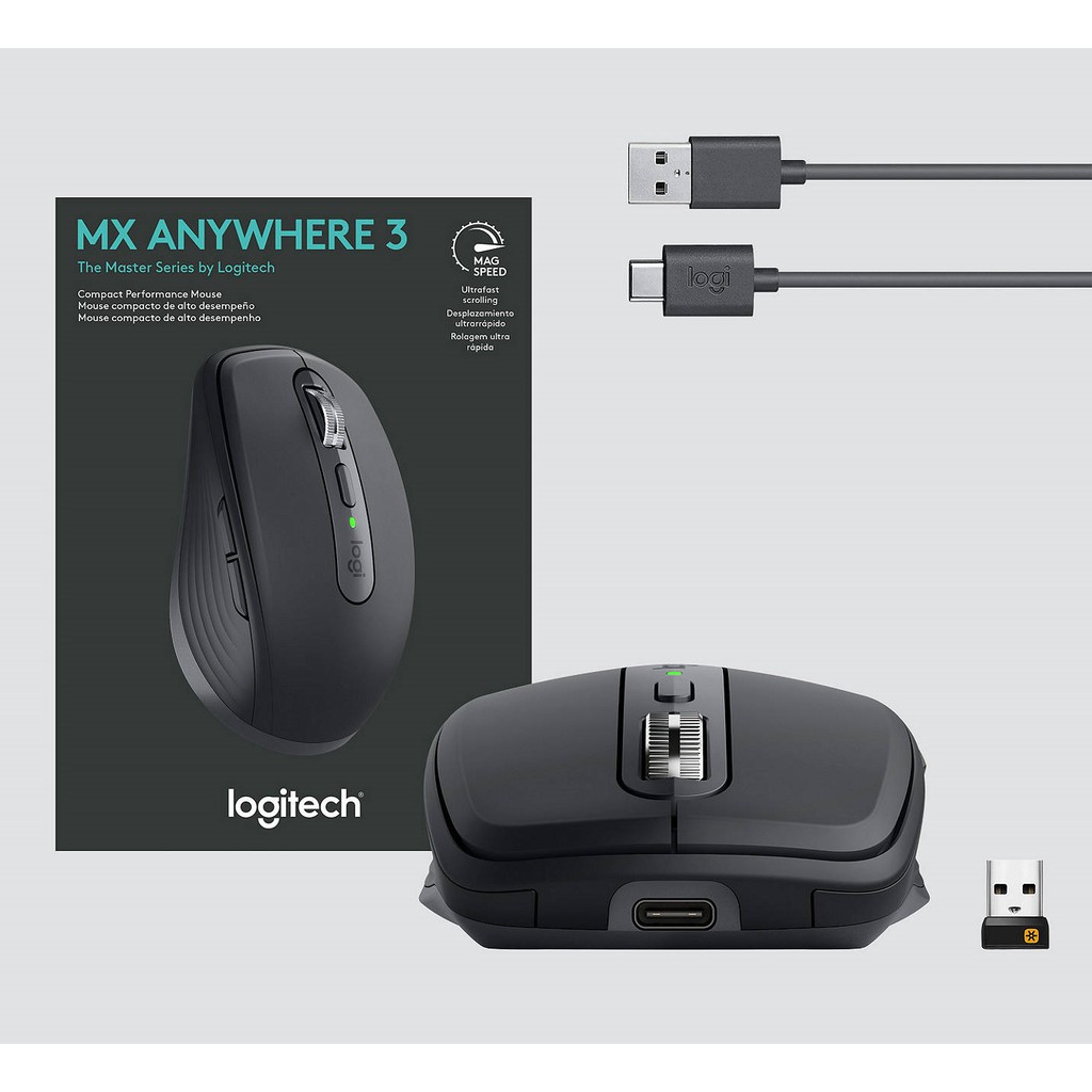 Logitech MX Anywhere 3 Mouse Wireless Mouse Bluetooth MX Anywhere3