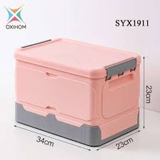 Box Lipat Serbaguna Oxihom SYX1911 Medium/ Kotak Lipat Folding Container Storage Box/Kotak Serbaguna