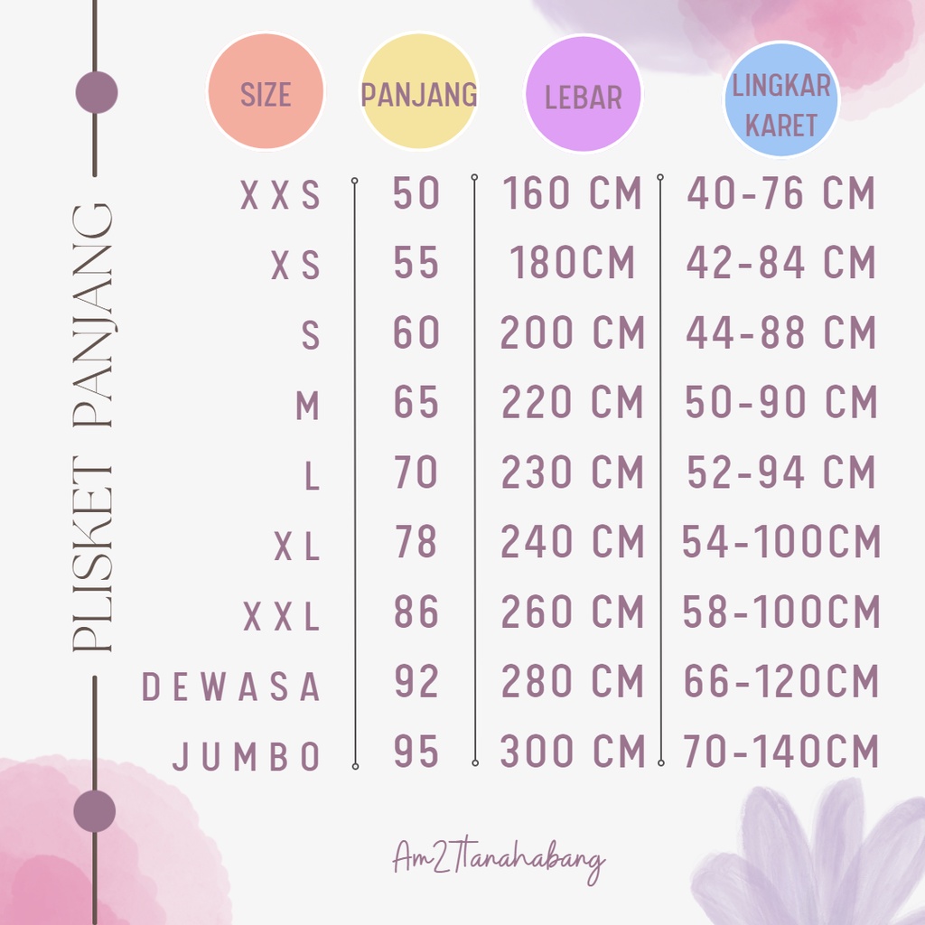 ROK PANJANG PLISKET ANAK usia 1-12 TAHUN Printing Exclusive Super Premium