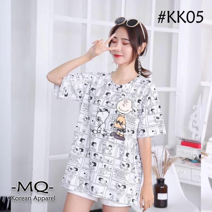 8.8 Kaos Wanita - Atasan Baju Cewek Import Murah Bahan Bagus Reseller Wlcm Terlaris