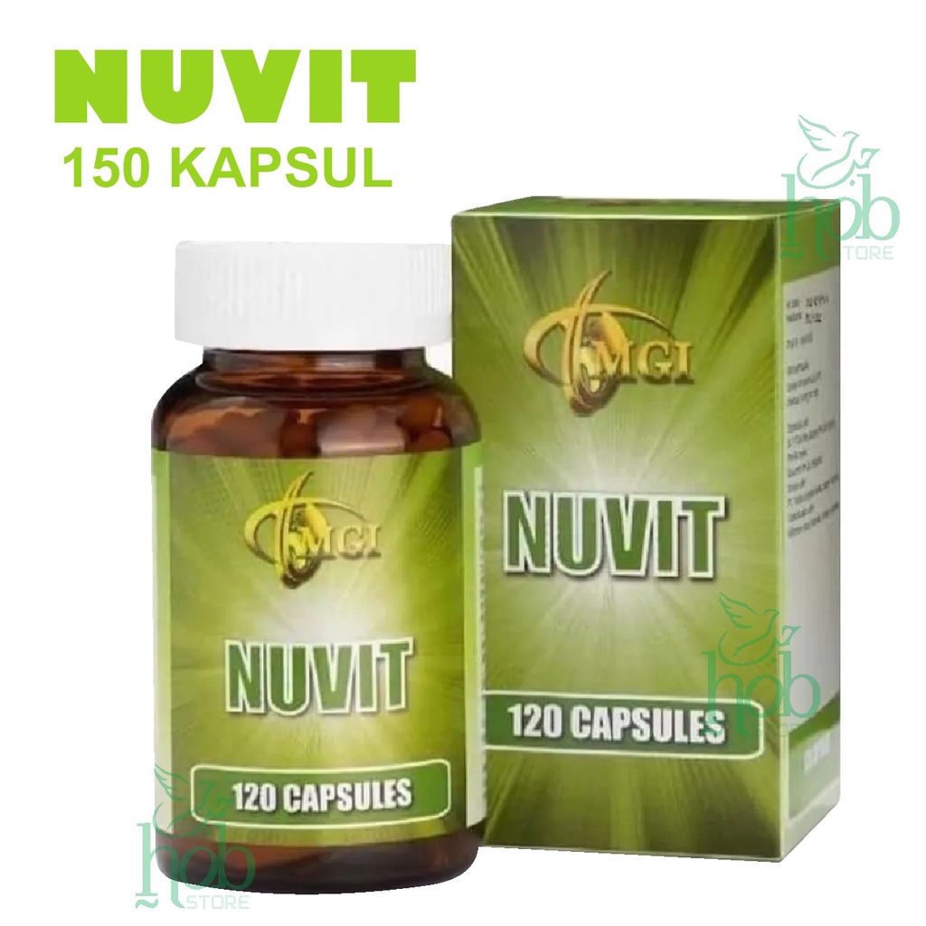 NUVIT Vitamin Suplemen Kesehatan Original Imun Booster 120 Kapsul