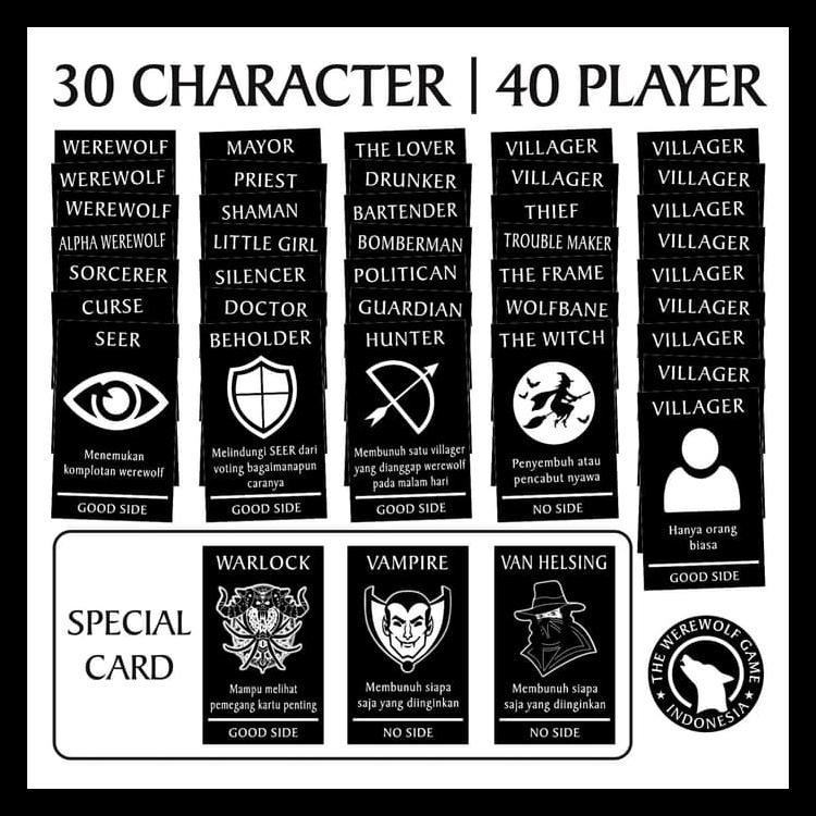 Kartu Werewolf Promo Murah