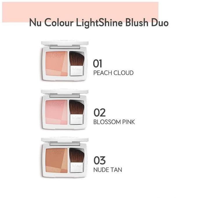 Hot Item Big Sale Nu Colour Lightshine Blush Duo Peach Cloud