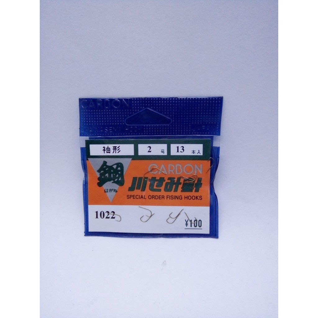 Mata pancing kail carbon Jepang tipe 1005 & 1022 (tanda lubang) dan 1046 (Bagong)
