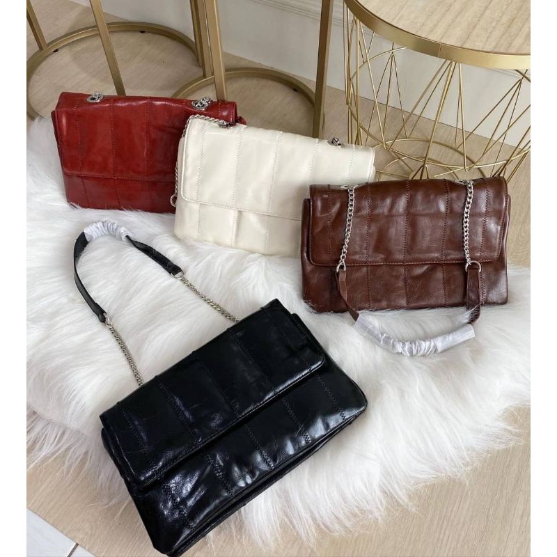 ZR QUILTED CROSSBODY  BAG WITH FLAP AS ZARA||SHOULDER BAG ZARA||TAS WANITA MURAH||TAS ZARA