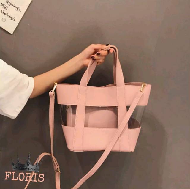 Fashion mika floris ember / handbag wanita