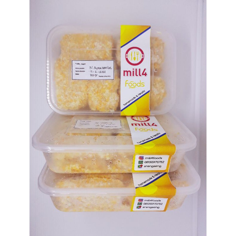 

nugget ayam "350 gram" "homemade", NO MSG