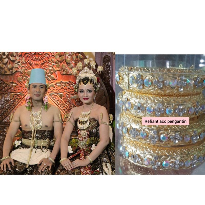 GELANG PENGANTIN SOLO / JOGJA PAES AGENG / GELANG KLONO / AKSESORIS PENGANTIN SOLO BASAHAN