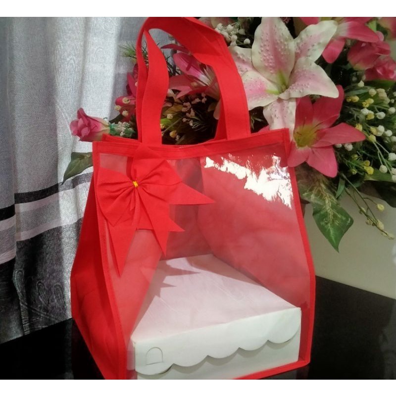 

Tas hajatan goodie bag kombinasi mika 22x22