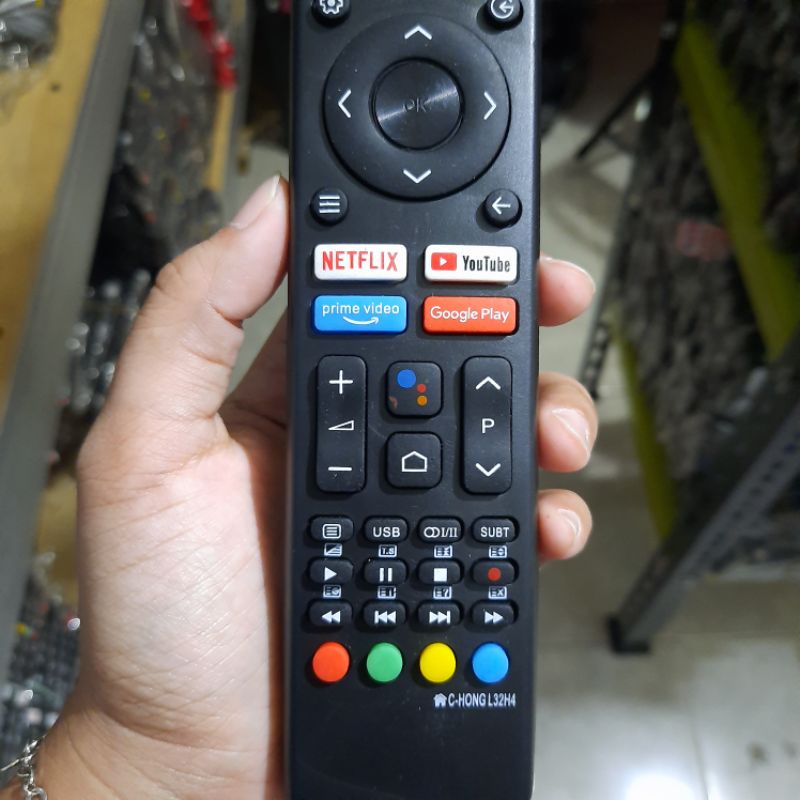 REMOTE REMOT SMART TV CHANGHONG NETFLIX GUGLE PLAY SEPERTI ORIGINAL