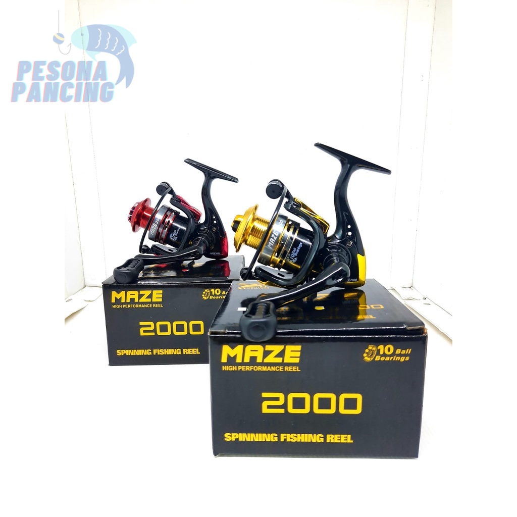 Reel Pancing MOLLUCAN MAZE Drag maksimal 20 Lbs  Dengan 10 Ball Bearings