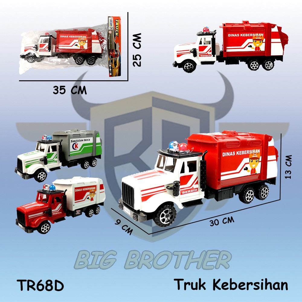 MURAH 600 TR68 Truk Dam Dump Pasir Molen Semen Cement Tangki Pertamina Damkar Pemadam Kebakaran Fire Truck Crane Alat Berat Kebersihan  Mainan Anak Mobil Mobilan  Dino Dinosaurus BIGBROTHER