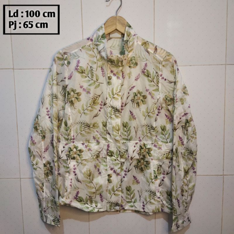 LAFUMA preloved branded jaket pria wanita cewek cowok thrift pl bekas second jacket parasut lari run