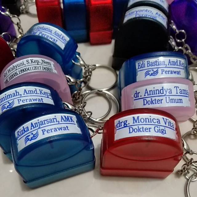 

STEMPEL NAMA - NIP - NOMOR - DOKTER - BIDAN - PERAWAT