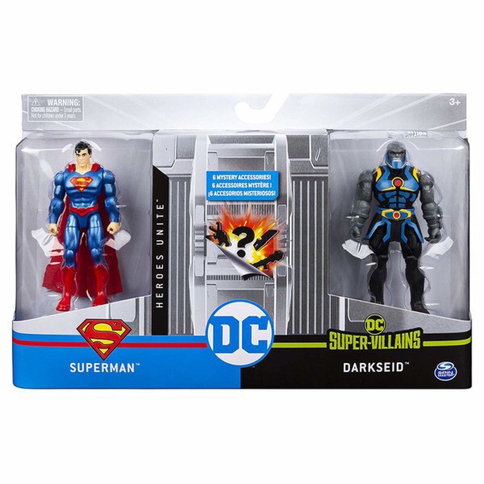 Spin Master DC Superman vs Darkseid Battle Pack 10 cm