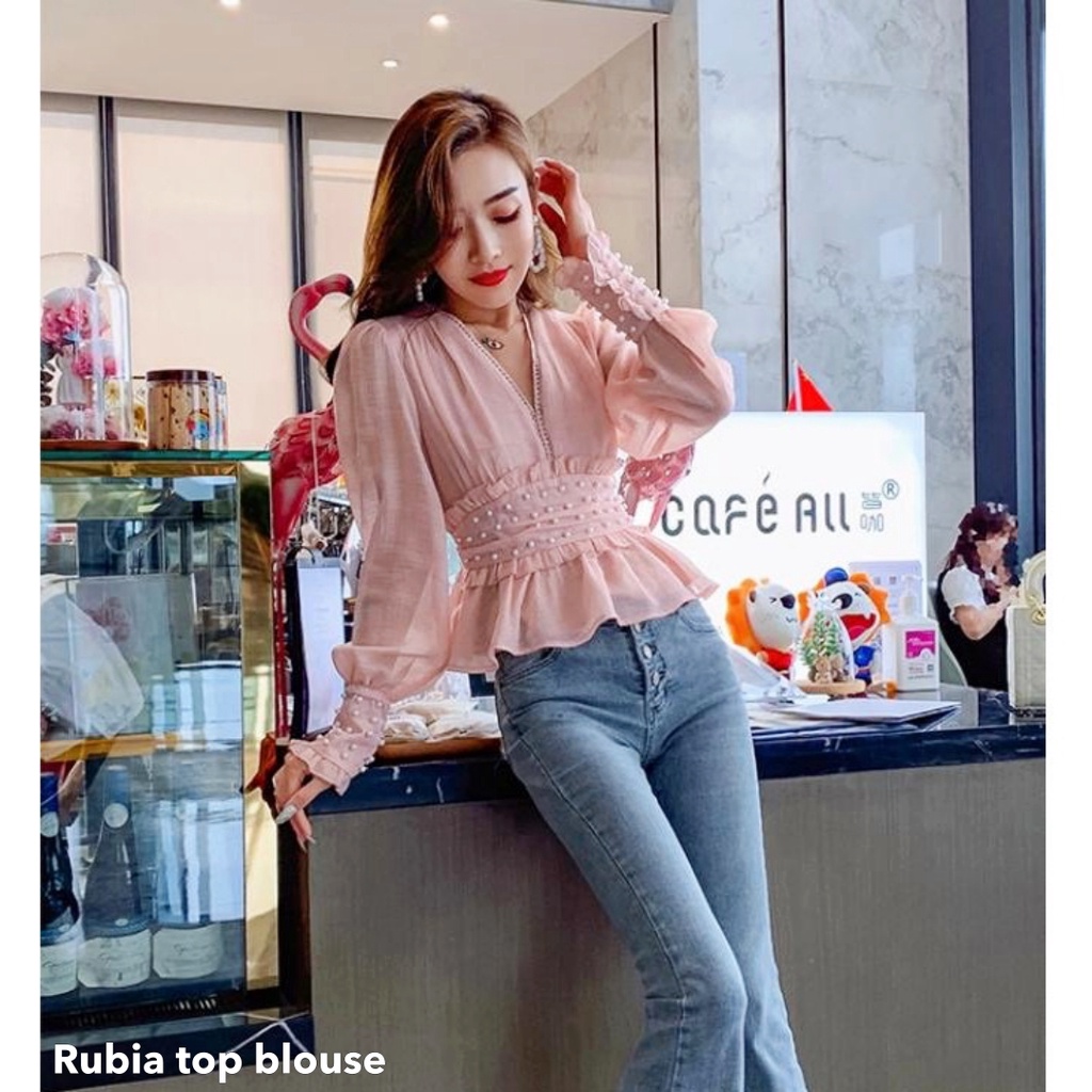 Rubia top blouse - Thejanclothes