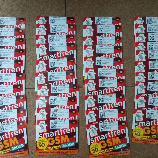 Perdana Smartfren unimited + 360 GB