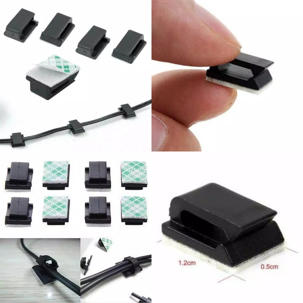 Klip Penjepit Kabel Mini Perapih Penjepit Kabel Mobil Multifungsi Serbaguna