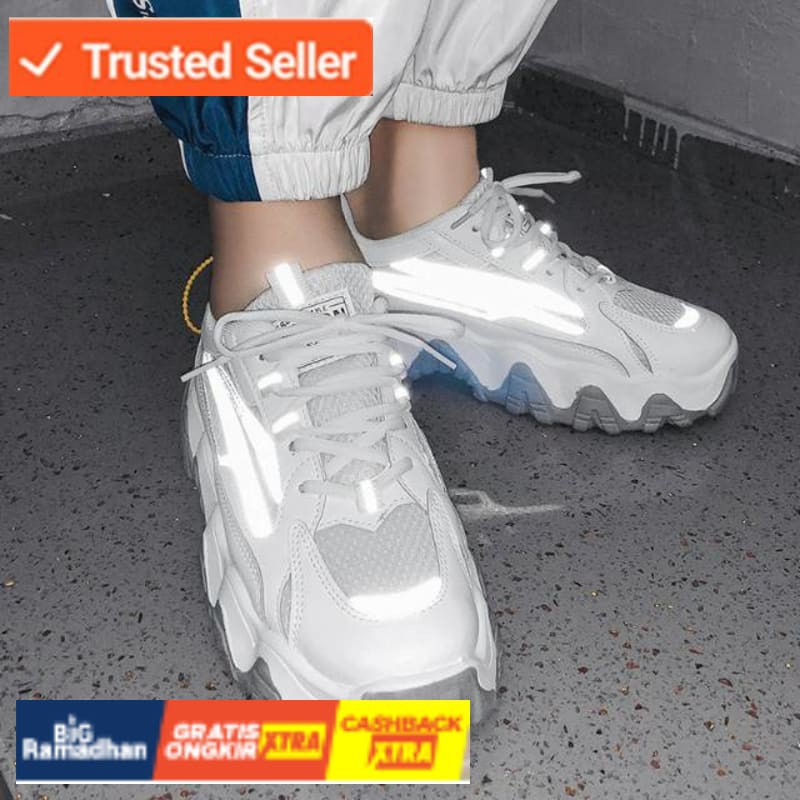 SNEAKERS COWOK HITAM BIRU MISTY  7.7 BIG SALE  ☞ Fashion 2020“GZ 02”Sepatu Sneakers Pria