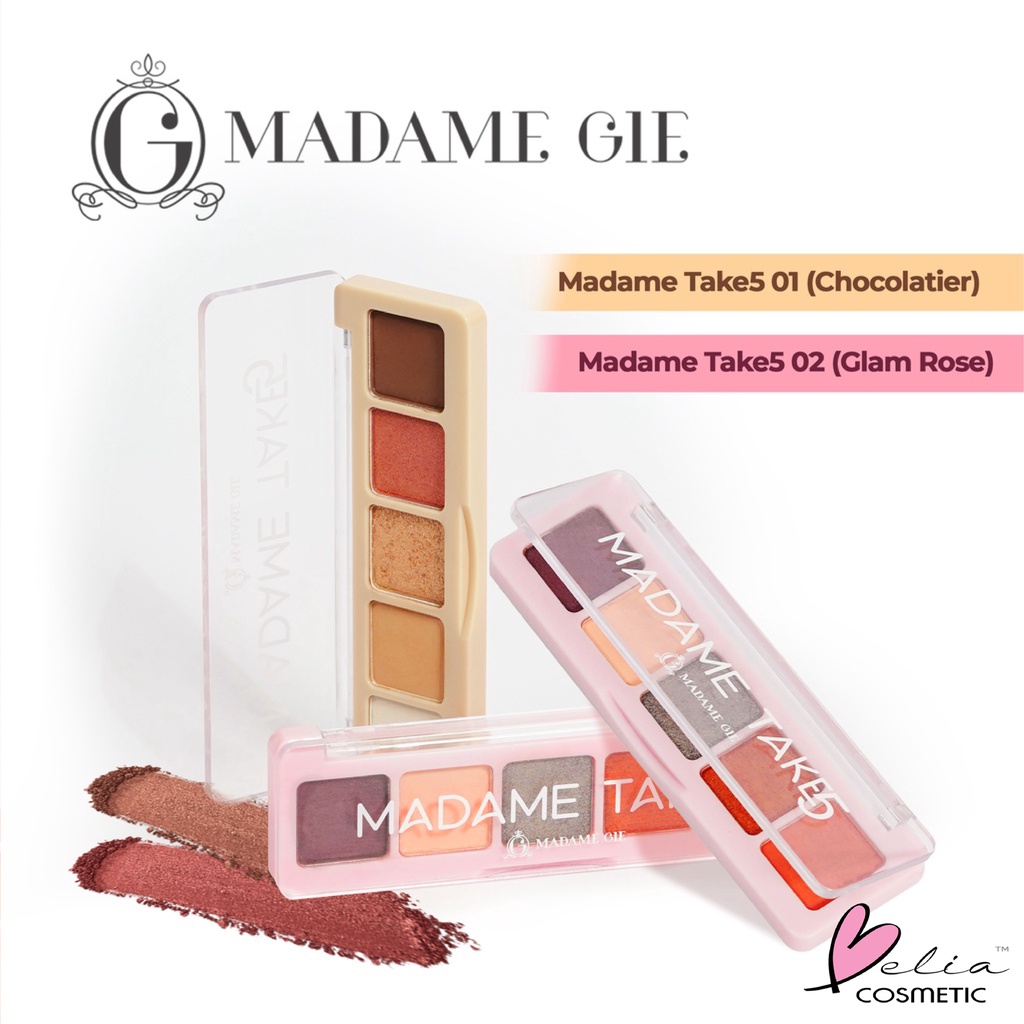 ❤ BELIA ❤ MADAME GIE To Go | GET AWAY Make Up Kit | Complete | Face Pallete | Take5 Palet wajah Madamegie getaway