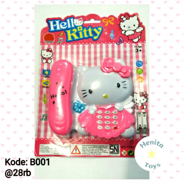 Mainan Telepon Hello Kitty