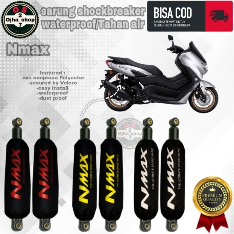 ( 2pcs / 1set ) cover / sarung shockbreaker belakang motor Nmax