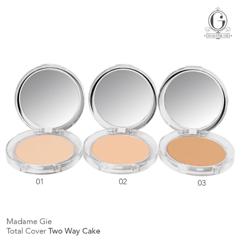 Madame Gie Total Cover BB Two Way Cake | Bedak Padat