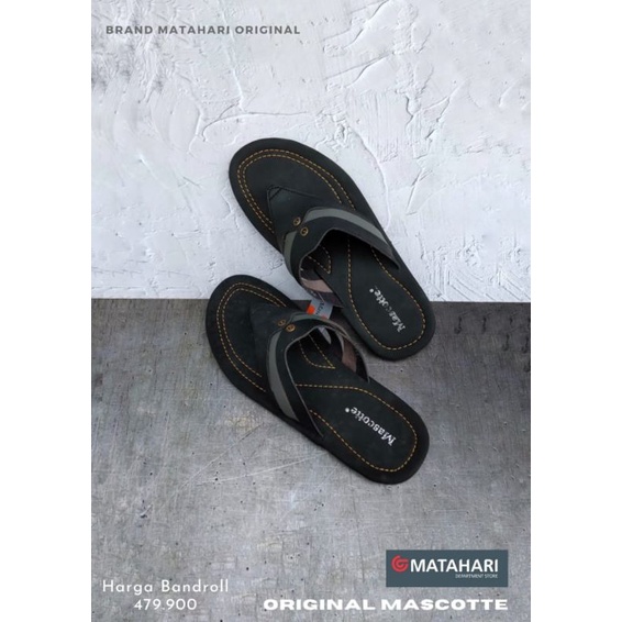 sandal jepit pria, mascotte original