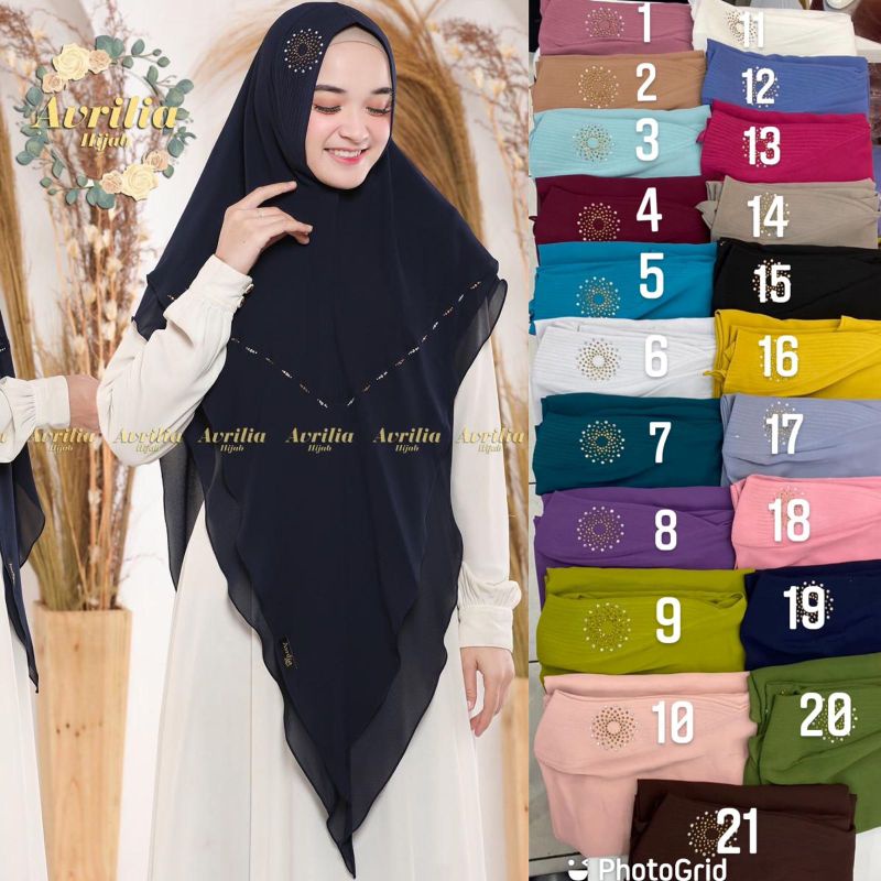 Terbaru...!!! Khimar kadhijah ori by avrilia