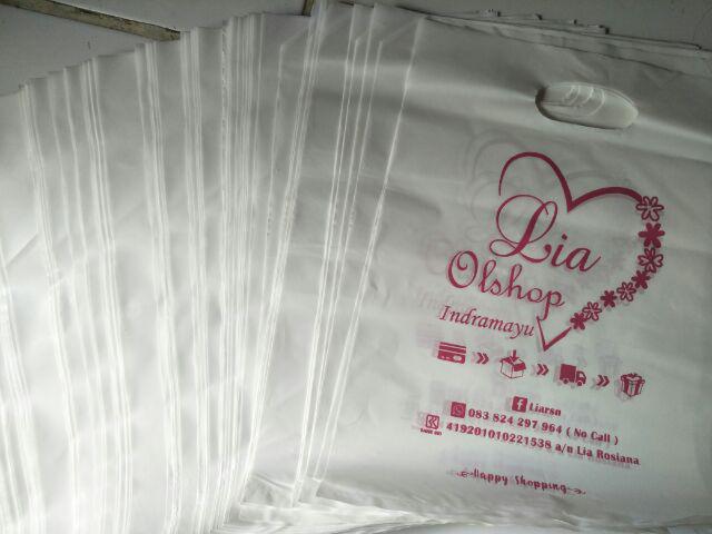 Plastik Plong Sablon Ukuran 25x35 Cm