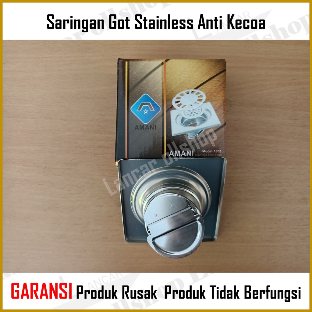 Saringan got stainless jumbo/  Saringan got anti bau anti kecoa