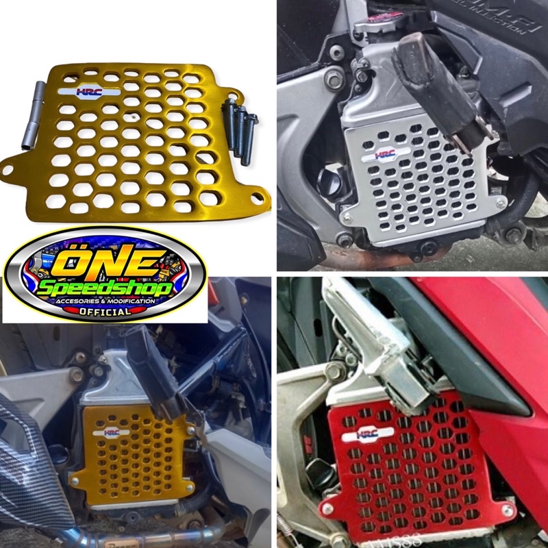 Cover radiator hrc cnc free baut murah anti karat honda vario125-150 adv pcx dll