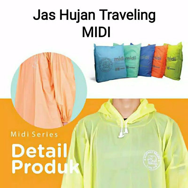 Jas Hujan MIDI Jaket Celana