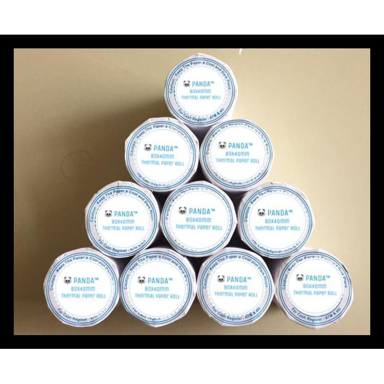 

Kertas Struk Kasir 80X40Mm Thermal Printer Mobile 80Mm Portable 10Roll Terbaik