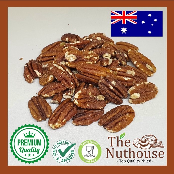 1kg Roasted Pecan Nuts / Kacang Pecan Panggang (Premium Organic Nut)