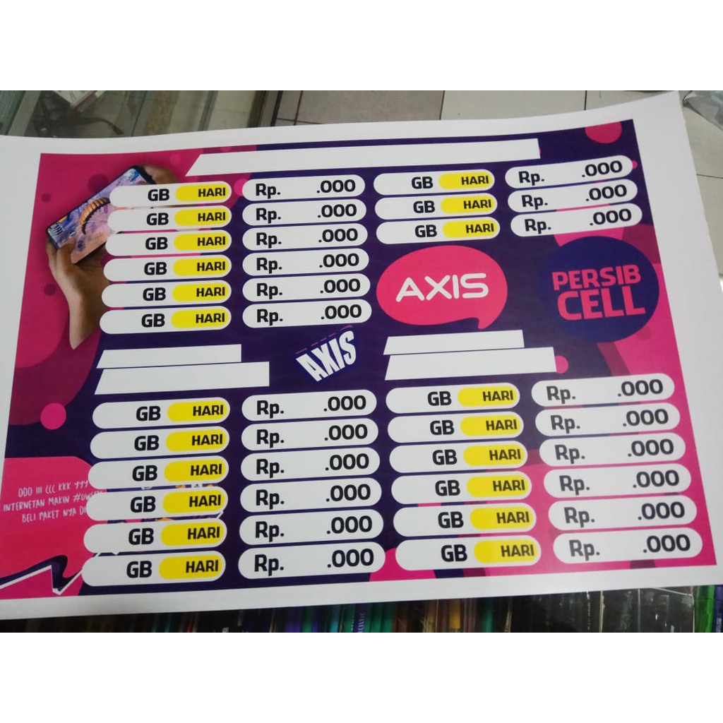 

Poster A3 Kosongan Axis Bisa Dihapus SINARSHOPP AIZAHSHOP Bisa COD loh