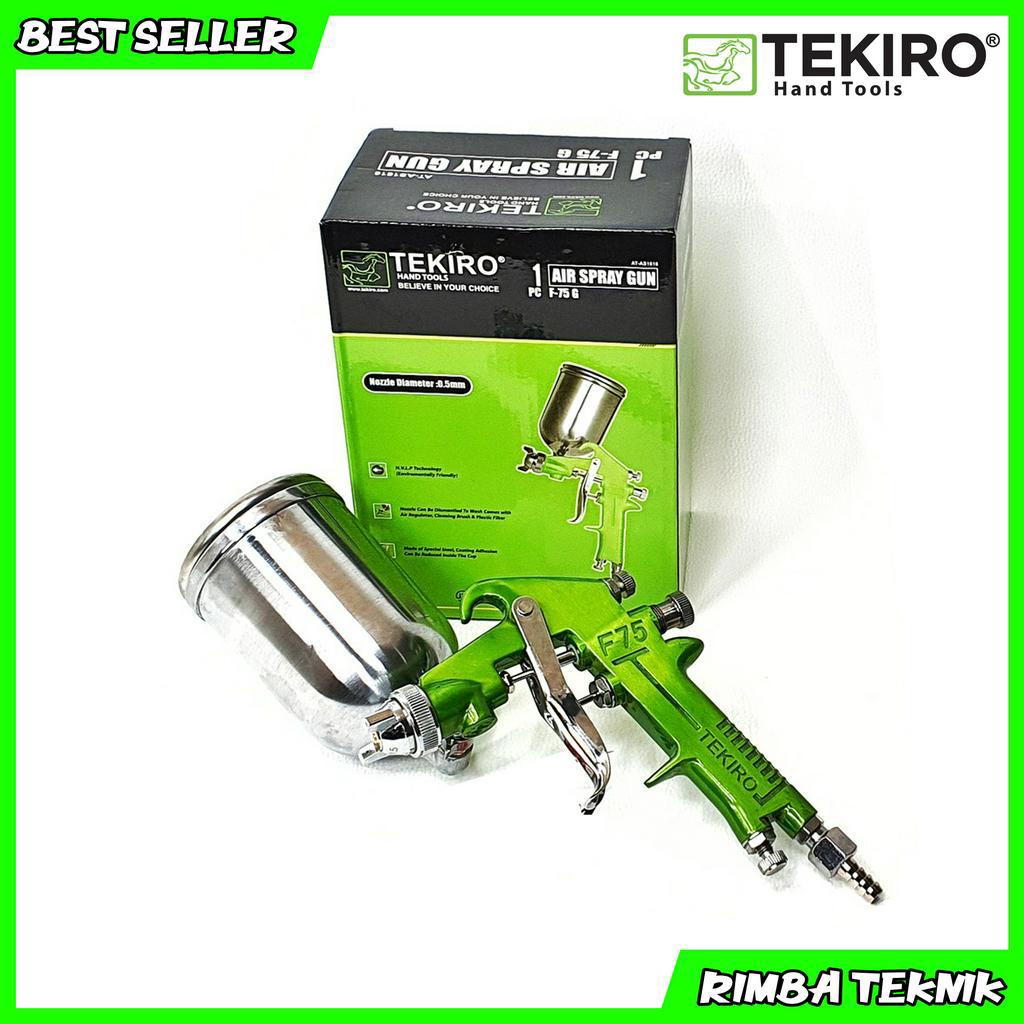 TEKIRO Spray Gun F75 Tabung Atas - Semprotan Cat Tabung Atas F75G Tekiro 400cc