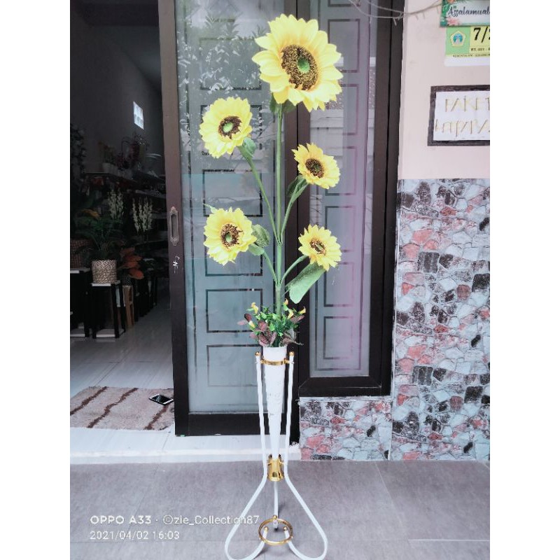 BUNGA HIAS MATAHARI JUMBO / BUNGA SUDUT / BUNGA DEKORASI / HIASAN RUMAH