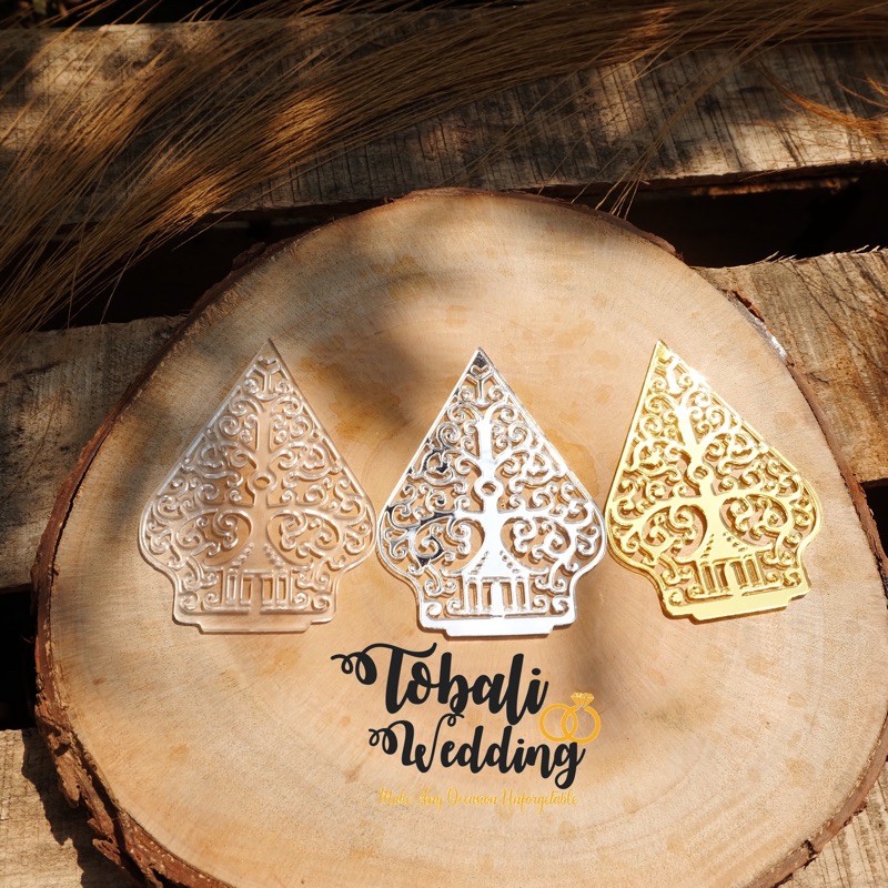 GUNUNGAN MAHAR WAYANG AKRILIK