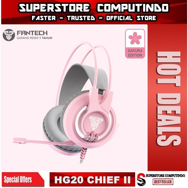 Fantech CHIEF II HG20 Sakura Edition RGB Gaming Headset