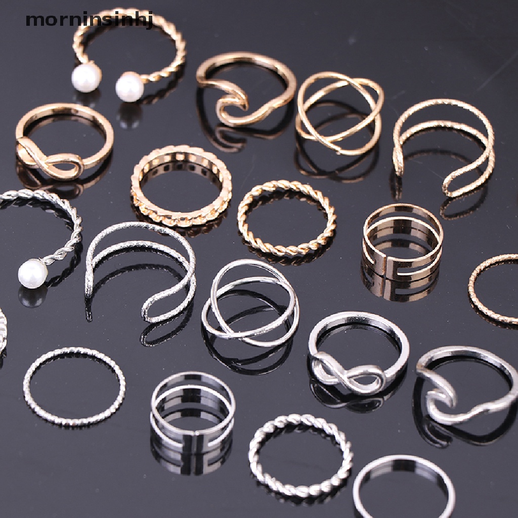 10pcs / Set Cincin Untuk Wanita