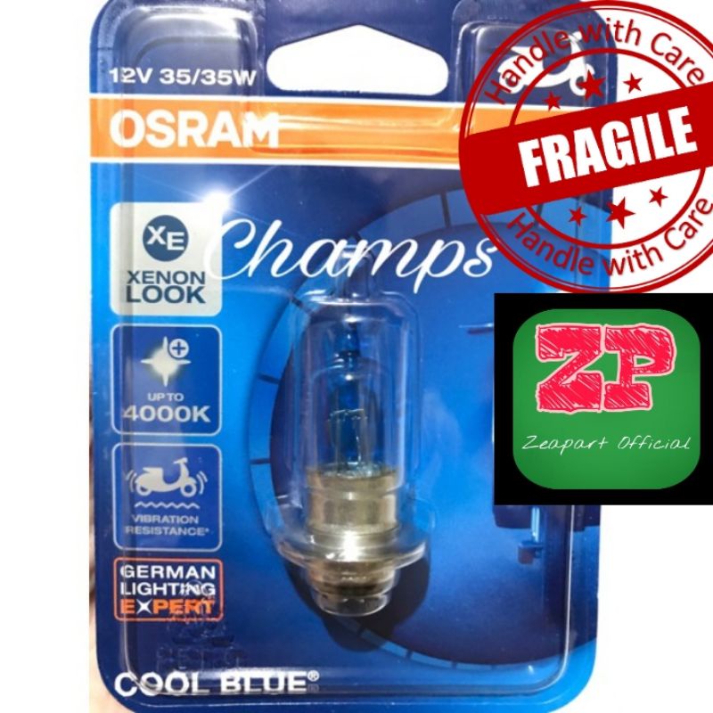 Bohlam Lampu Osram Hologen Motor LED  Boklam Motor OSRAM Cool Blue 35watt