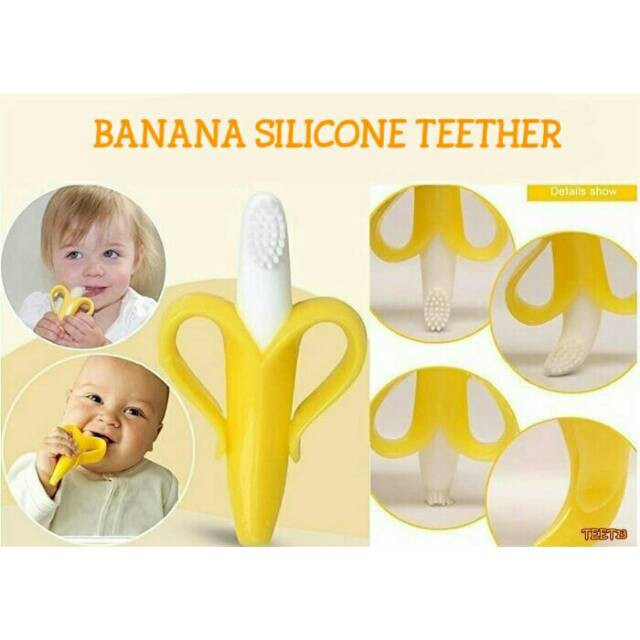 Teether bayi pisang / gigitan bayi pisang