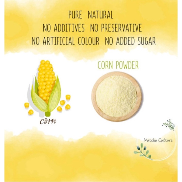 

CORN POWDER NET 10 GR SERBUK JAGUNG 100% PURE-MURNI