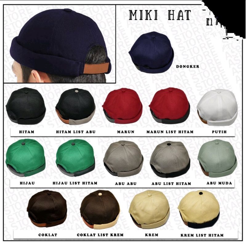 Peci Topi Miki Hat / Kopiah Muslim Murah / Topi Peci / Peci UAS