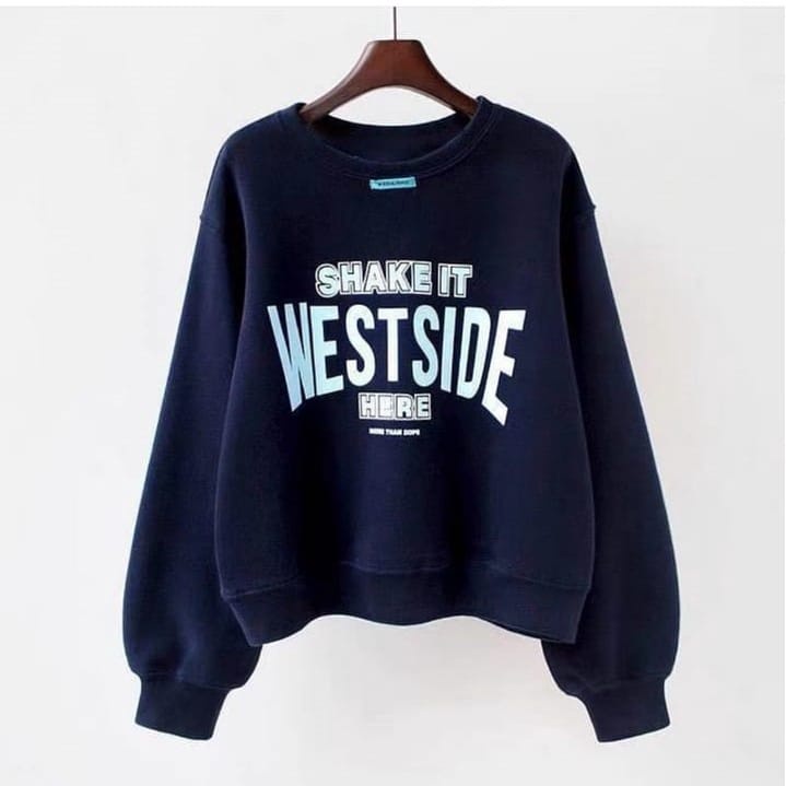 BEFAST - ZEC Sweater GIVEN / Sweater Shake It West Side / Swetaer Unisex / Sweater Kekinian Remaja / Sweater Keluaran Terbaru / Sweater OOTD Remaja / Sweater Motif