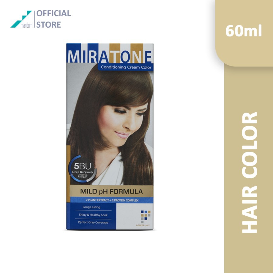 MIRATONE Conditioning Cream Color 5BU Deep Burgundy (60ml)