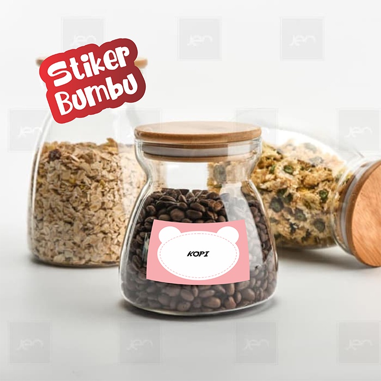 

stiker bumbu dapur | stiker bumbu | stiker garam | sticker 202