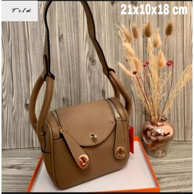 TAS H LIND I MINI PREMIUM FREE TALI PANJANG JERUK / TAS WANITA