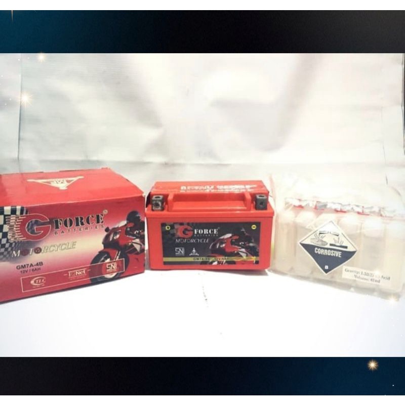 aki MF GM7A-4B G-force 12v 6ah